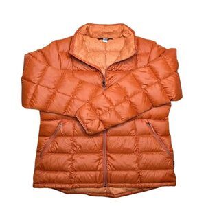 REI Co-op 650 Down Jacket 2.0 Women’s XL Orange Puffer Lightweight Packable